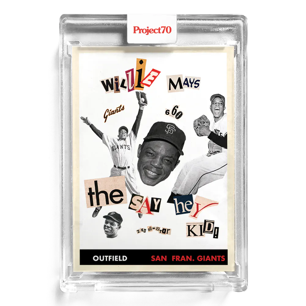 Willie Mays 2021 Topps Project70 by Infinite Archives #128 - Print Run: 1715