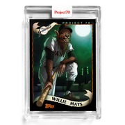 Willie Mays 2021 Topps Project70 by Alex Pardee #176 - Print Run: 9137