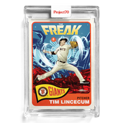 Tim Lincecum 2021 Topps Project70 by Quiccs #191 - Print Run: 1951