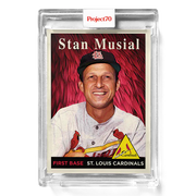 Stan Musial 2021 Topps Project70 by Jeff Staple #317 - Print Run: 969