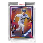 Steve Sax 2021 Topps Project70 by RISK #319 - Print Run: 725