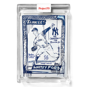 Whitey Ford 2021 Topps Project70 by Gregory Siff #329 - Print Run: 949