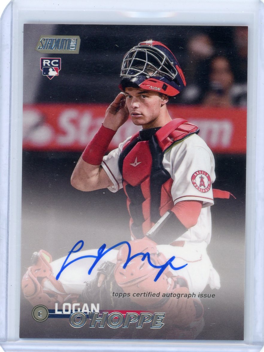 Logan O'Hoppe 2023 Topps Stadium Club autograph rookie card