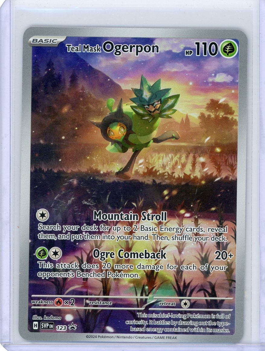 Teal Mask Ogerpon #123 Pokemon Promo