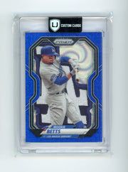 Mookie Betts LJ Custom Cards x Piece of the Game custom card art #'d 1/1