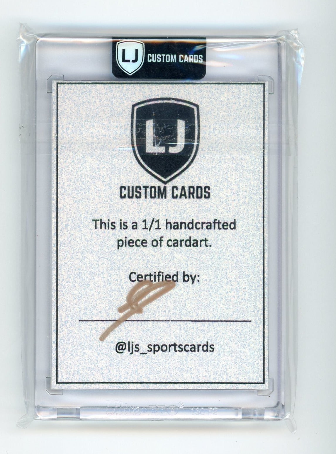 Mookie Betts LJ Custom Cards x Piece of the Game custom card art #'d 1/1