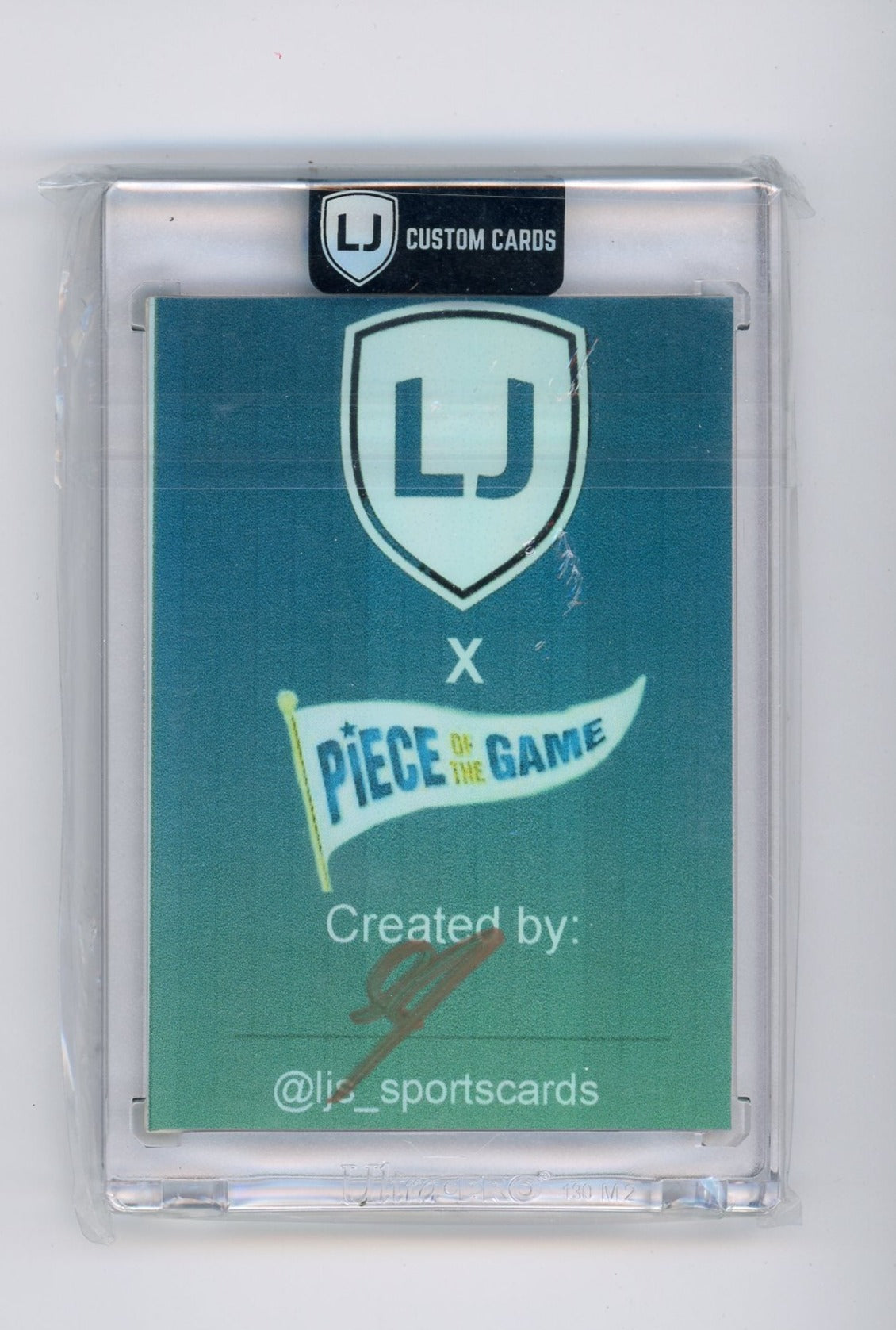 Ronald Acuna Jr. LJ Custom Cards x Piece of the Game custom card art