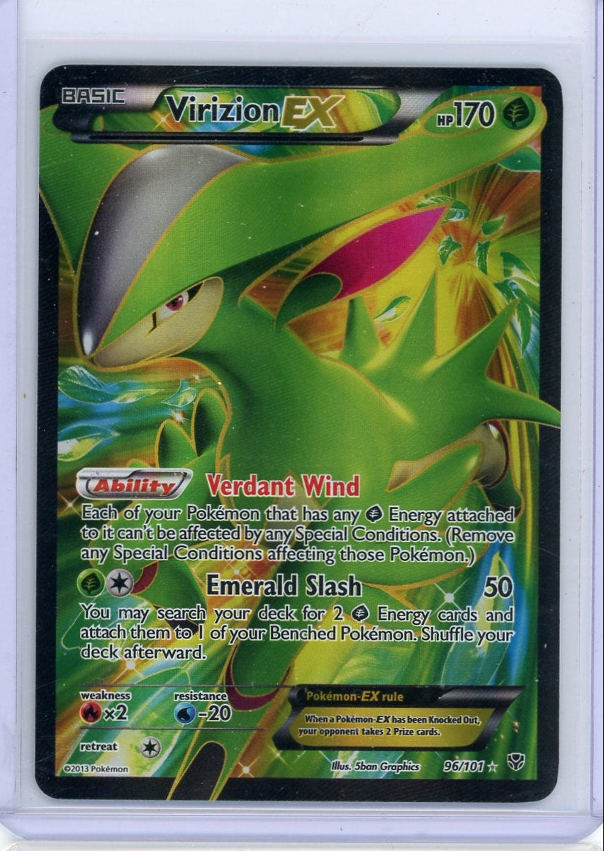 Virizion ex 2014 Pokemon Plasma Blast #96/101 LP