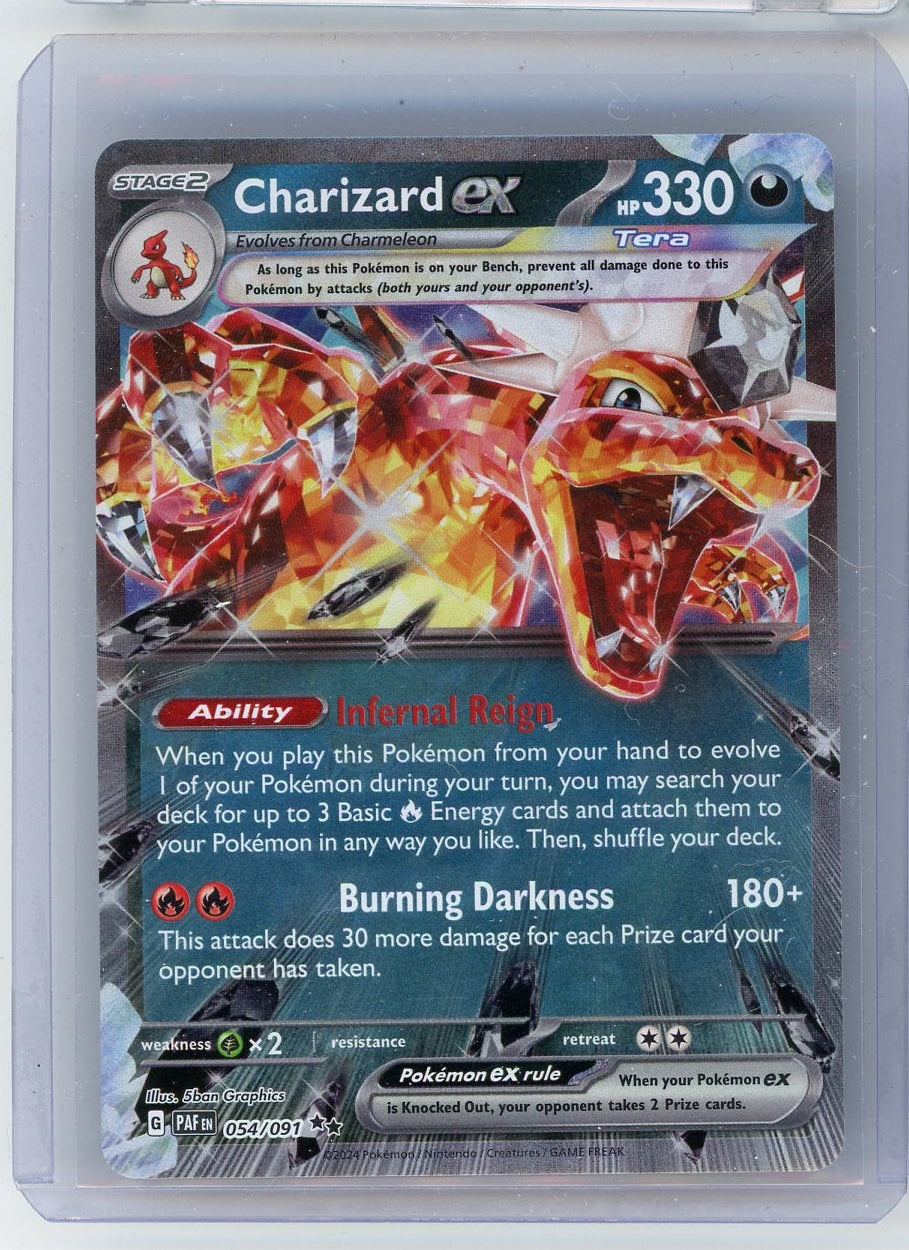 Charizard ex 2024 Pokemon Paldean Fates #054/091