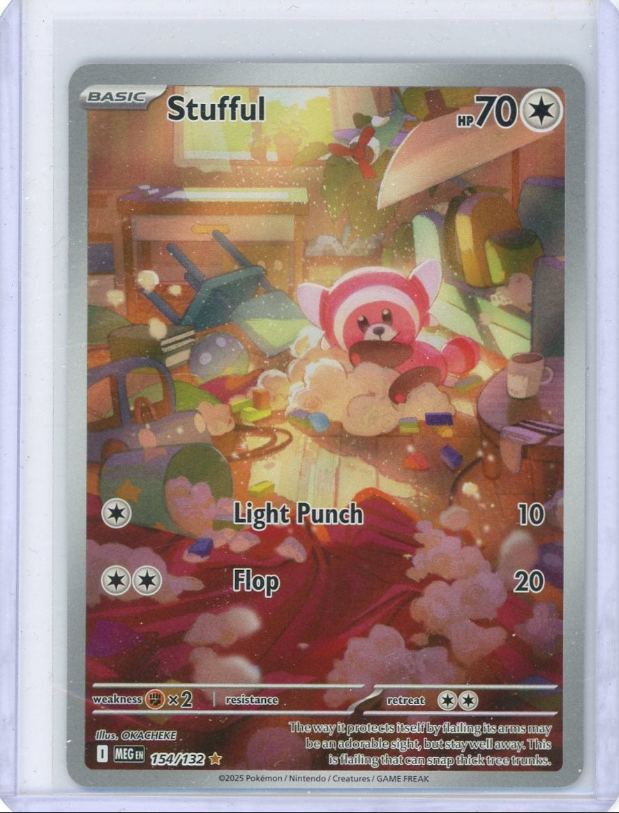 Stufful 2025 Pokemon Mega Evolution Illustration rare #154/132