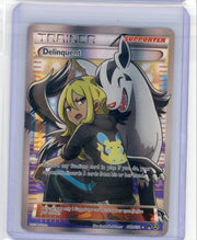 Delinquent Trainer 2017 Pokemon BREAKpoint rare holo #98b/122 MP/HP