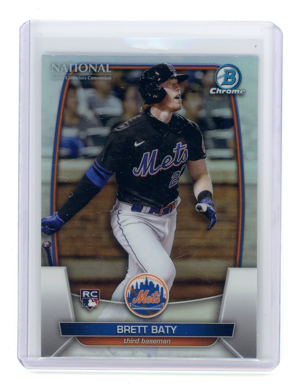 Brett Baty 2023 Bowman Chrome NSCC base rookie card
