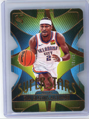 Shai Gilgeous-Alexander 2024-25 Panini Silhouette Superstars Die Cut Bronze #'d 18/49