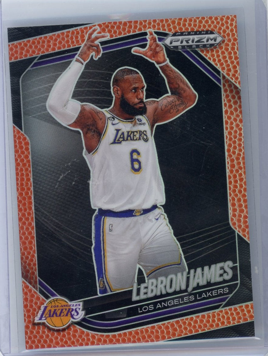 LeBron James 2024-25 Panini Prizm Black Basketball Prizm #'d 025/225