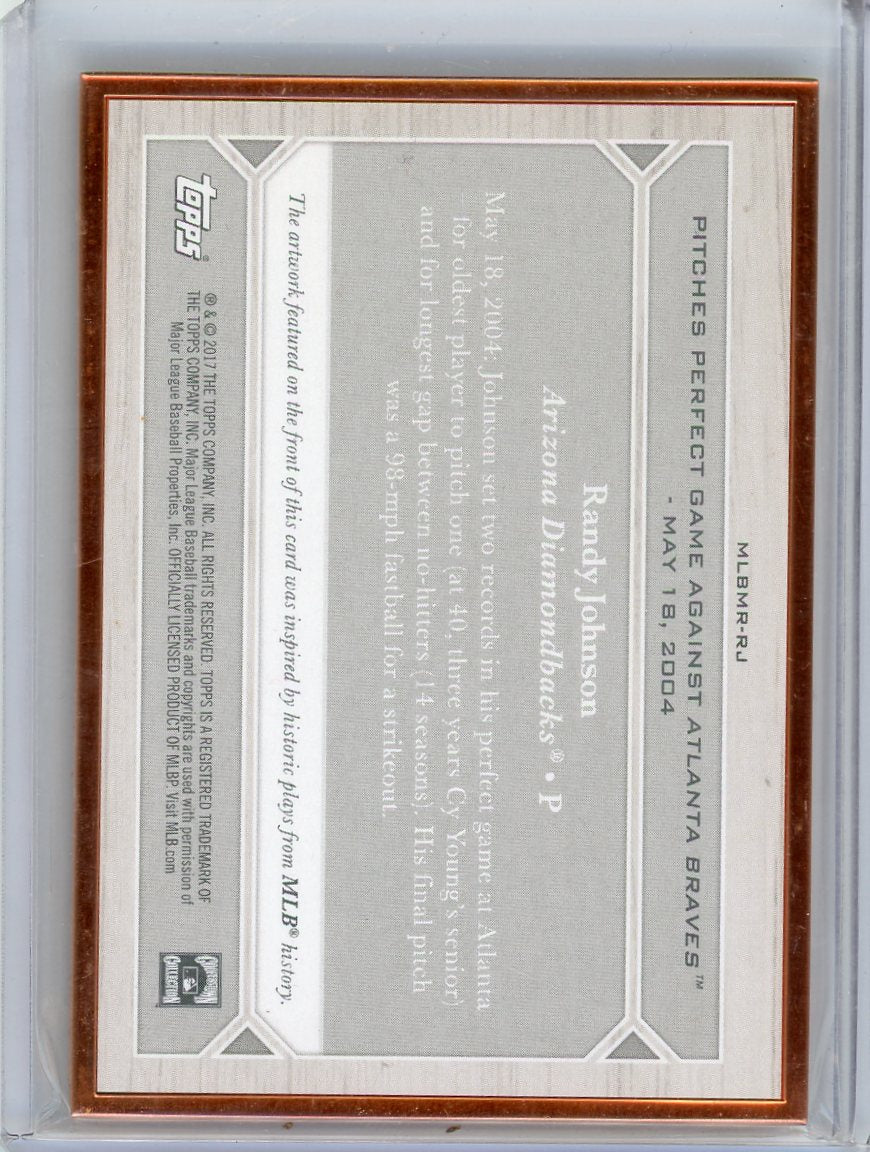 Randy Johnson 2017 Topps Transcendent MLB Moments #'d 35/87