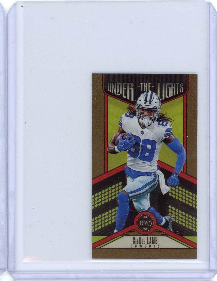 CeeDee Lamb 2023 Panini Legacy Under the Lights mini #'d 60/75