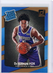 De'Aaron Fox 2017-18 Panini Donruss rookie card