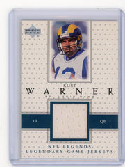 Kurt Warner 2000 Upper Deck NFL Legends Legendary Game Worn Jersey #LJ-KW