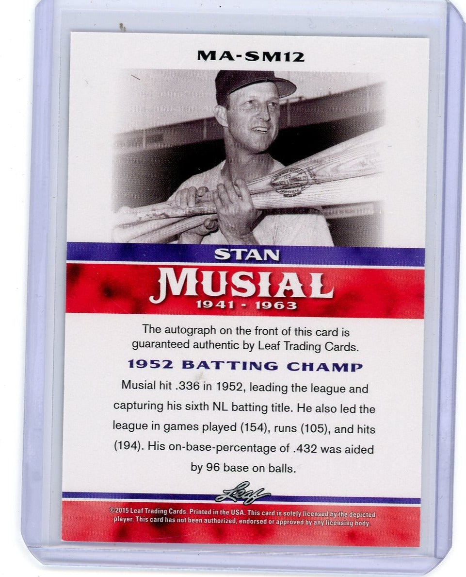 Stan Musial Leaf Auto #MA-SM12
