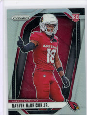 Marvin Harrison Jr. 2024 Panini Prizm silver variation rookie card