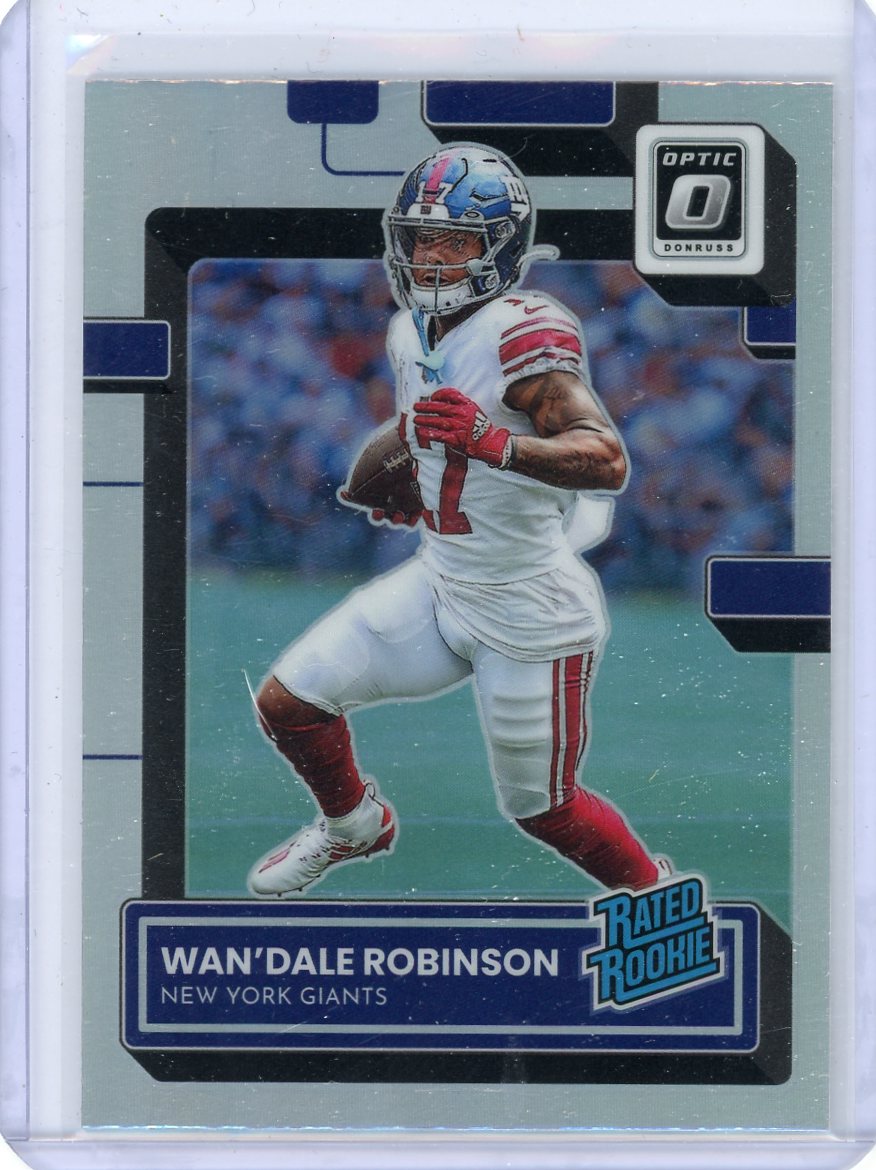 Wan'Dale Robinson 2022 Panini Donruss Optic silver prizm rookie card