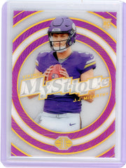 J.J. McCarthy 2024 Panini Illusions Mystique Purple #'d 14/50