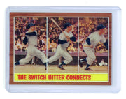 Micky Mantle 1997 Topps The Switch Hitter Connects Refractor #318