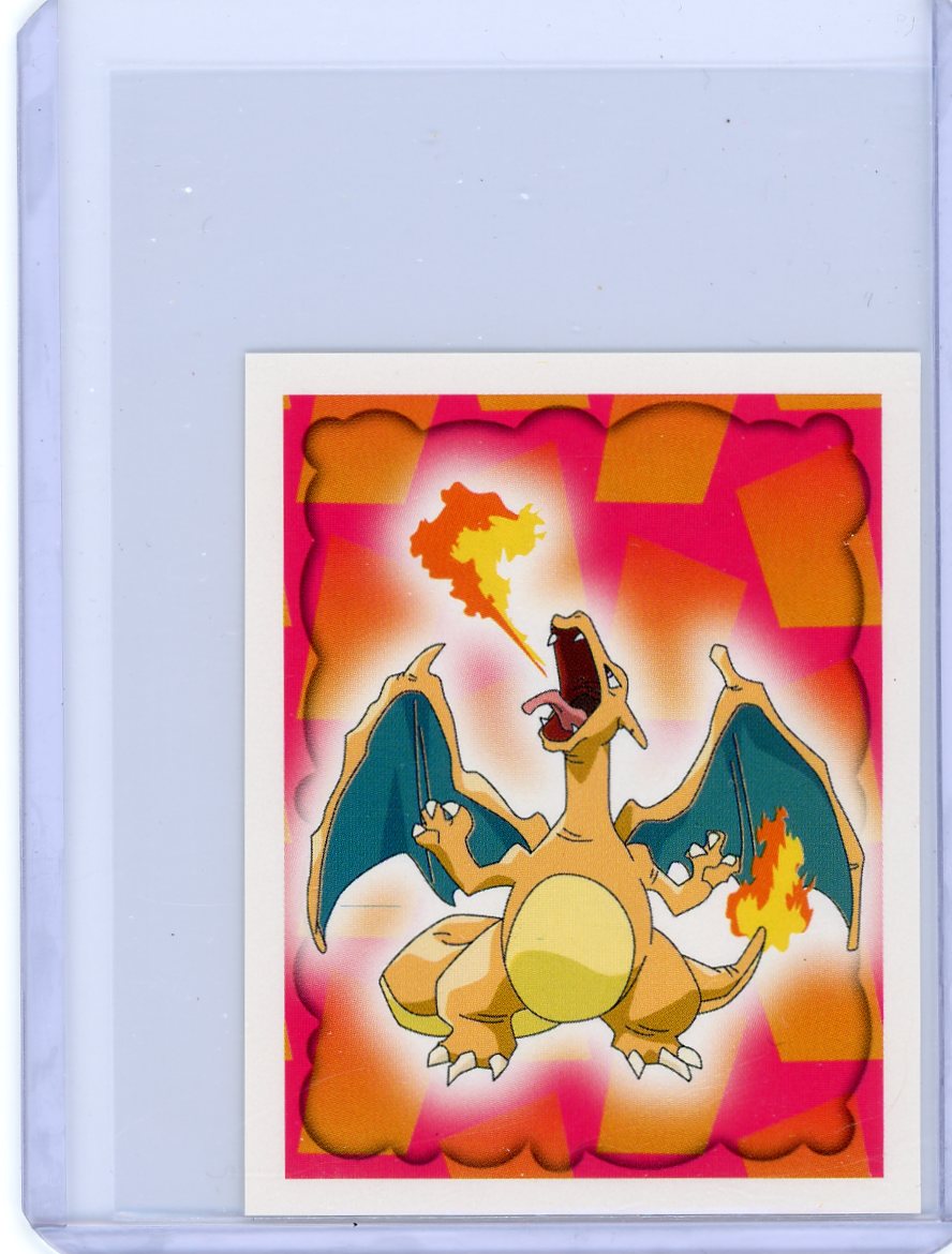 Charizard 1999 Pokmon Merlin Collection sticker #6 Piece Of The Game Charizard 1999 Pokmon Merlin Collection sticker #6 Piece Of The Game