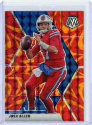 Josh Allen 2020 Panini Mosaic Orange Reactive Prizm