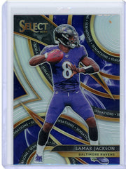 Lamar Jackson 2019 Panini Select Sensations Silver Prizm