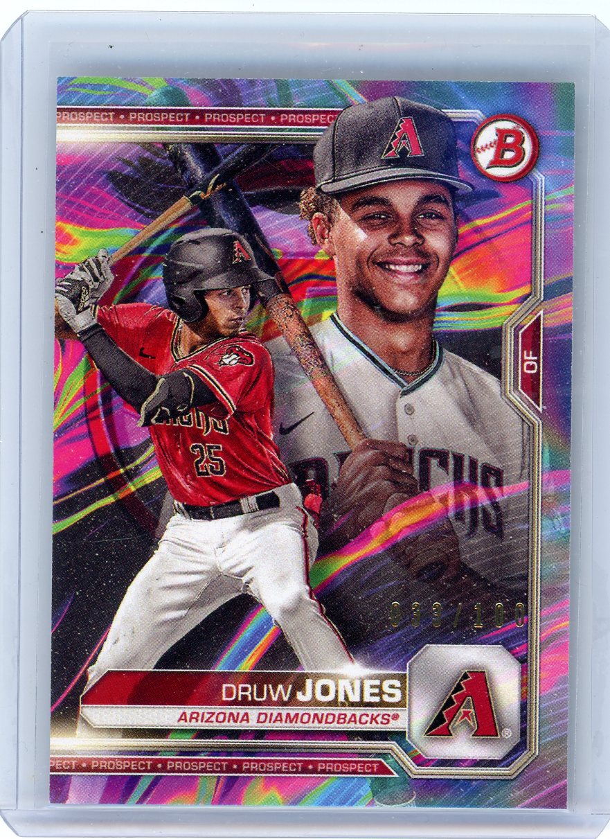 Druw Jones 2022 VIP Bowman Transcendent #'d 33/100