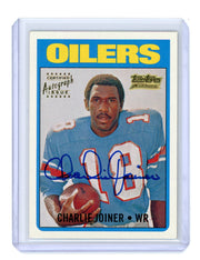 Charlie Joiner 2001 Topps Archives 1972 Autograph #244