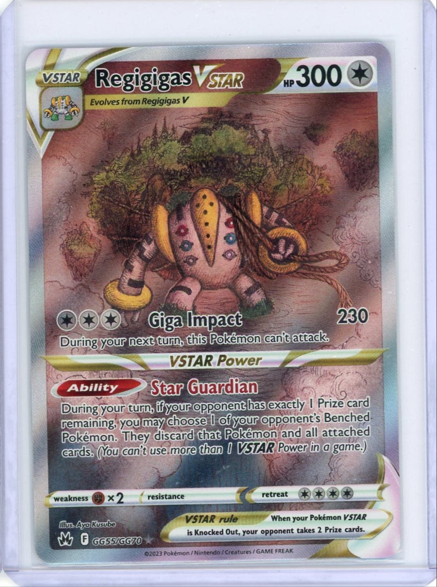 Regigigas Vstar Pokémon Crown Zenith Galarian Gallery #GG55/GG70