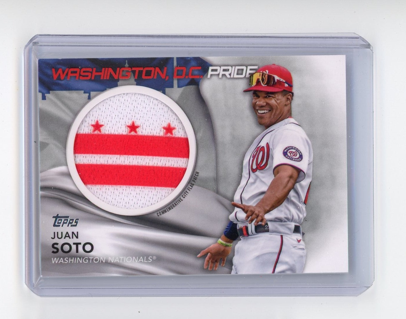 Juan Soto 2022 Topps Series 1 City Flag Patch