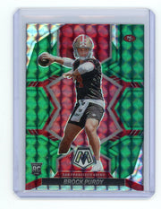 Brock Purdy 2022 Panini Mosaic Green Mosaic RC
