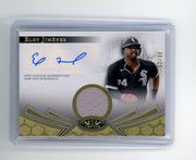 Eloy Jimenez 2023 Topps Tier 1 autograph relic #'d 33/99
