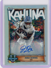 Josh Downs 2022 Bowman U Big Kahuna Auto /150