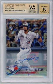2018 Topps Chrome Update Auto Ref Lourdes Gurriel Jr. BGS 9.5, 10