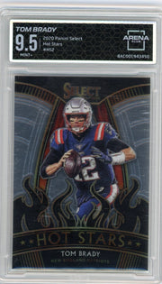 Tom Brady 2020 Panini Select Hot Stars #HS2 ARENA 9.5