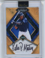 Pedro Martinez Jr. 2023 Wild Card Mania autograph #'d 2/4
