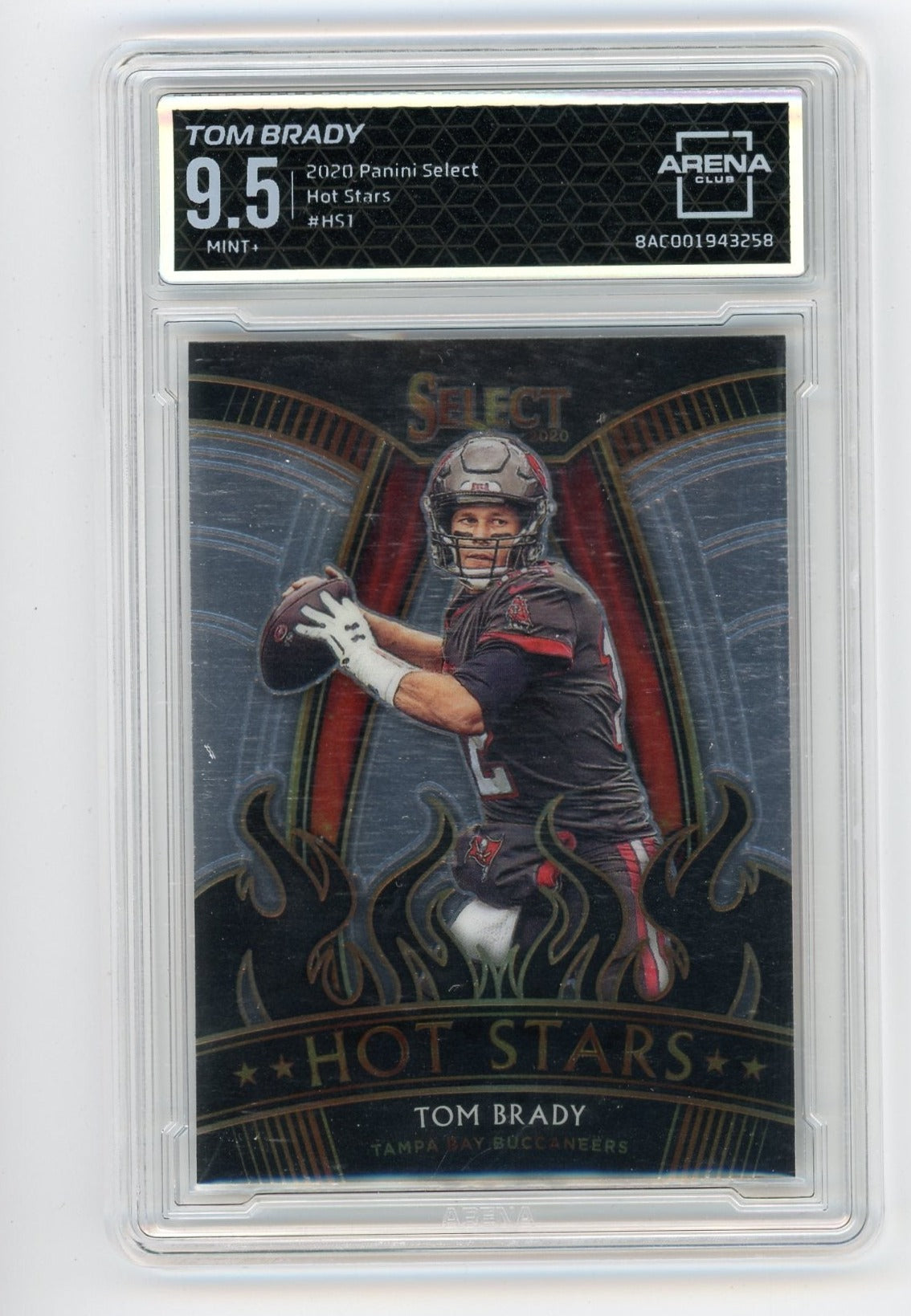 Tom Brady 2020 Panini Select Hot Stars #HS1 ARENA 9.5