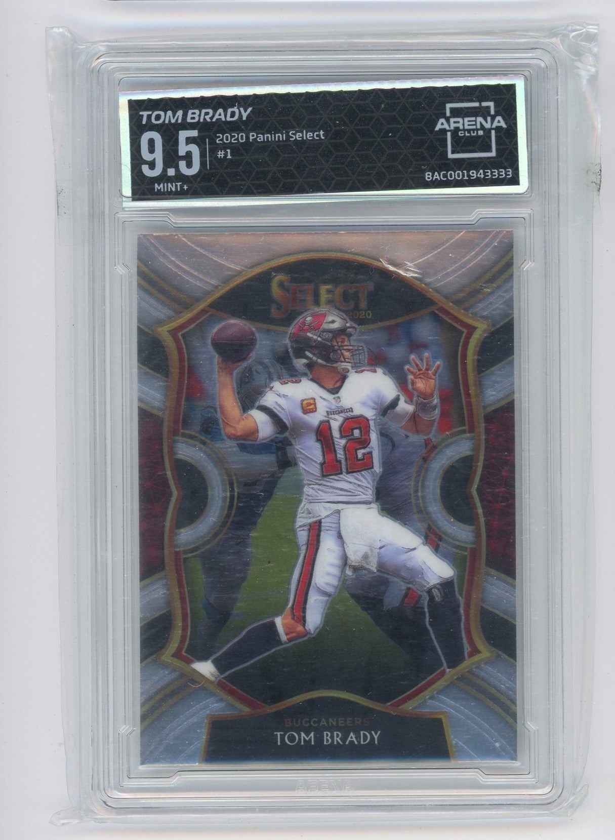 Tom Brady 2020 Panini Select concourse #1 ARENA 9.5