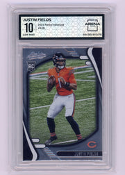 Justin Fields 2021 Panini Absolute rookie card ARENA 10