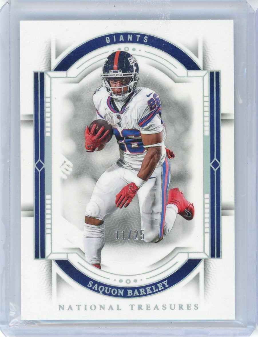 Saquon Barkley 2023 Panini National Treasures #'d 11/25