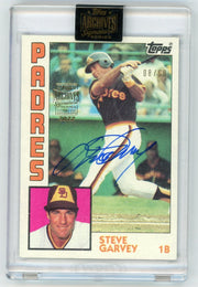 Steve Garvey 2022 Topps Archives Signatures '84 Topps autograph #'d 08/60
