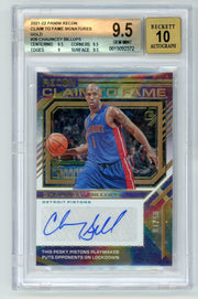 Chauncey Billups 2021-22 Panini Recon Claim to Fame auto gold #'d 05/10 BGS 9.5 AUTO 10