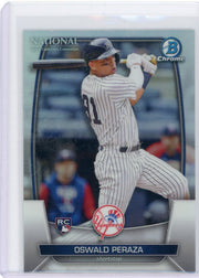 Oswaldo Peraza 2023 Bowman Chrome NSCC base rookie card