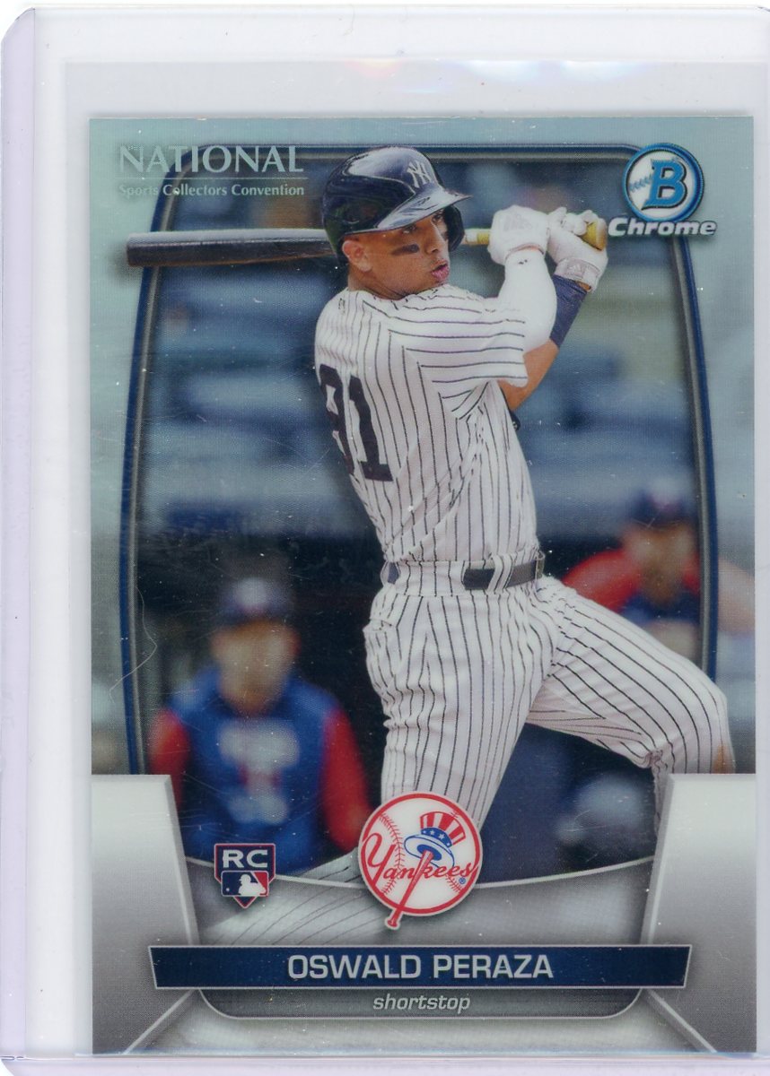 Oswaldo Peraza 2023 Bowman Chrome NSCC base rookie card