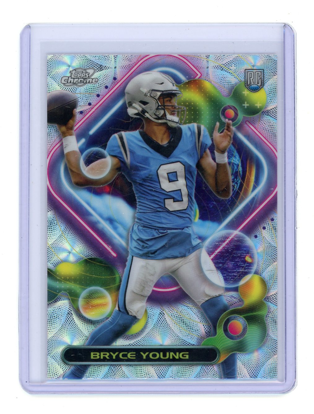 Bryce Young 2023 Topps Composite Football Nucleus Cosmic Chrome Rookie SP