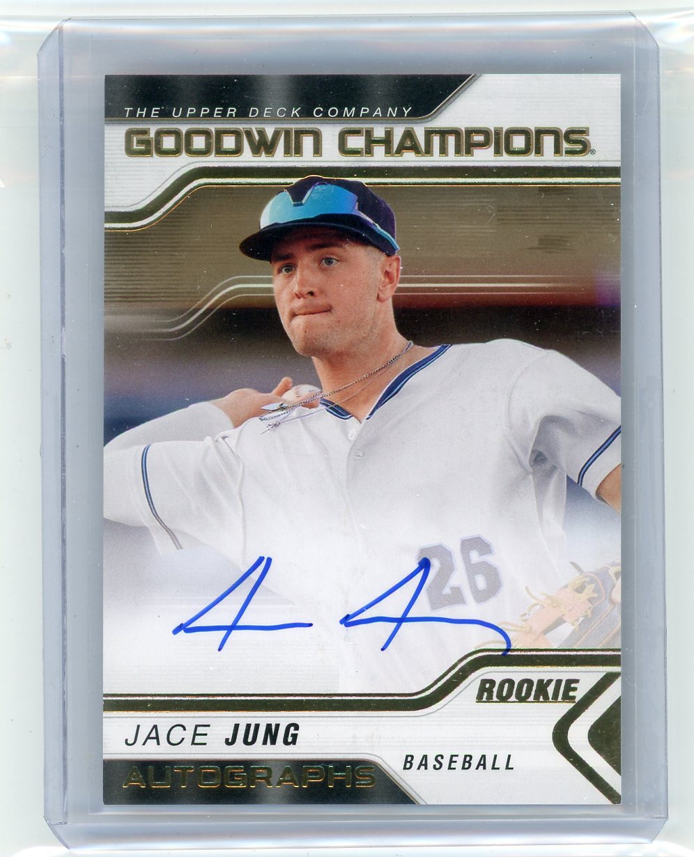 Jace Jung 2023 Upper Deck Goodwin Champions rookie autographs